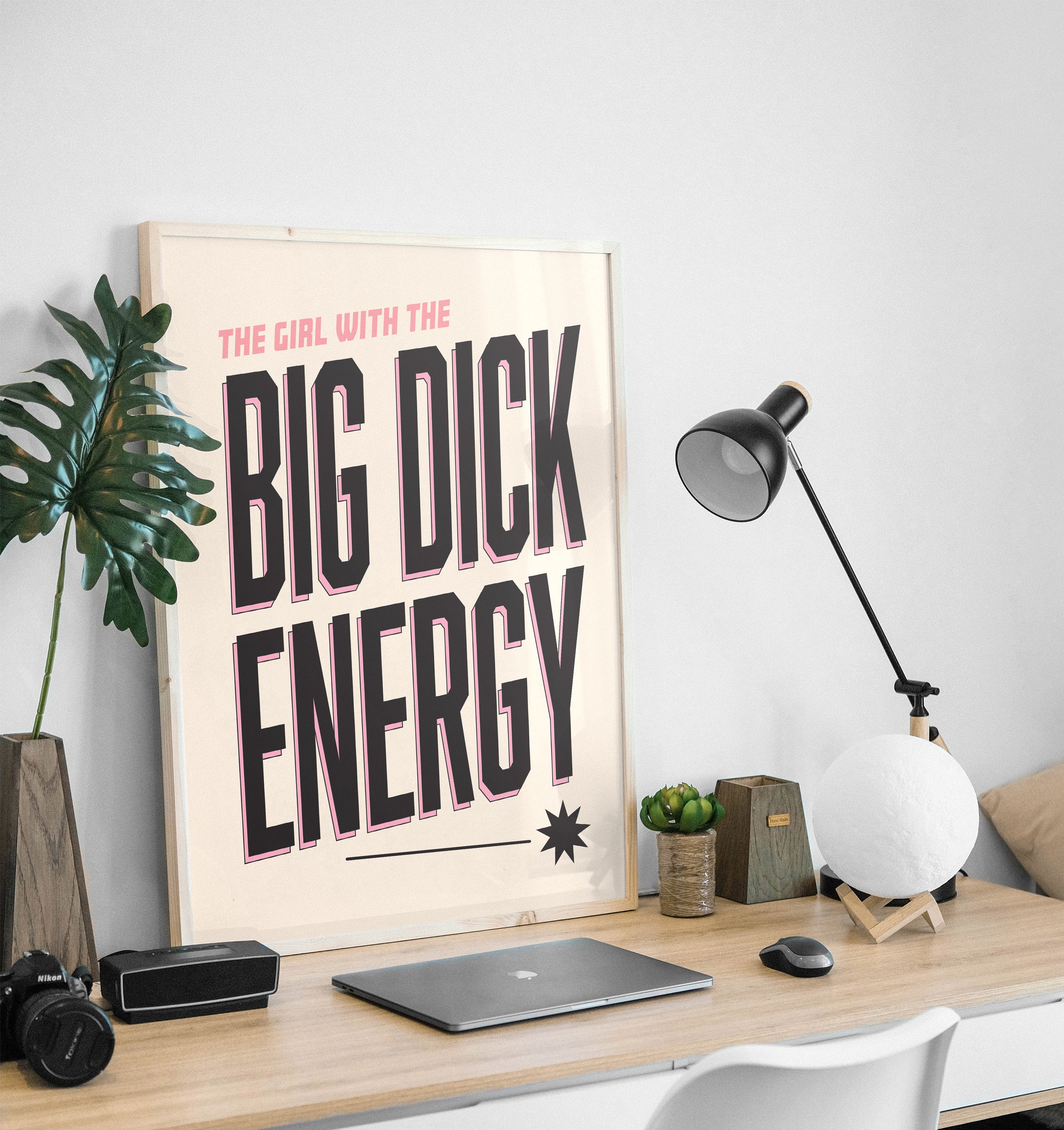 Girl with the BDE Print