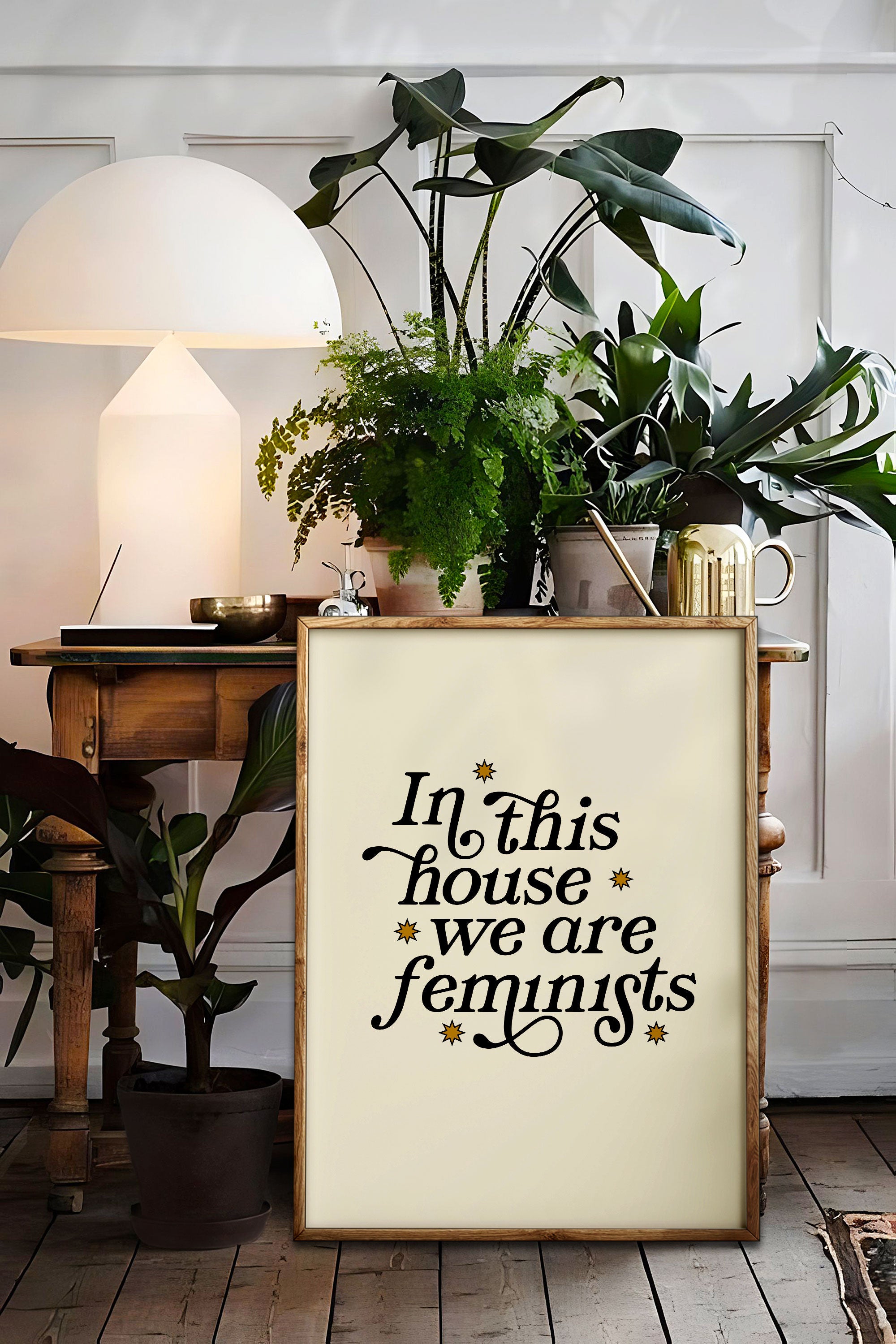 In this house we are feminists print