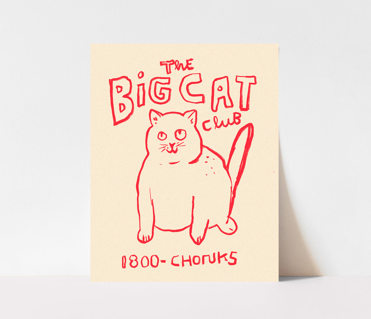 Big Cat Club Print