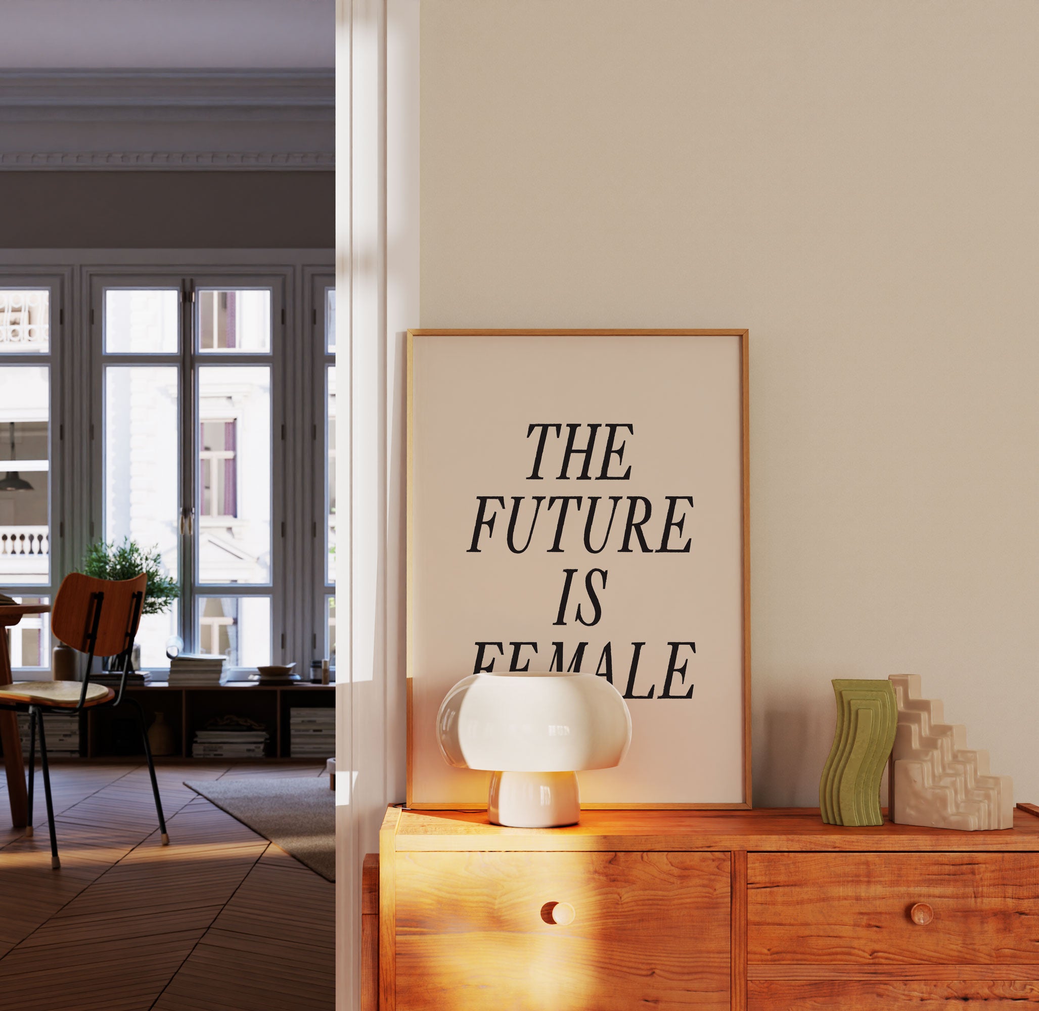 the future is female print buy